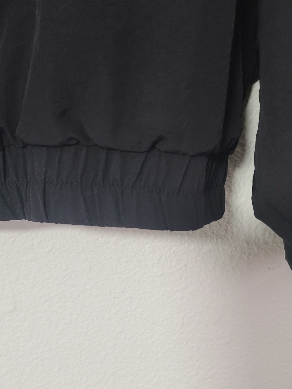 FASHION NOVA Black Zip-Front Cropped Jacket - Picture 11 of 11